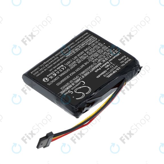 Akkumulátor TomTom GO 1000 Live, 1005, 2050, 1000mAh, Li-Ion, 3.7V, AHL03711018, HQ