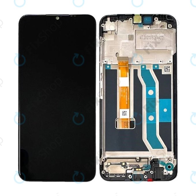 Realme C21Y RMX3261 RMX3263 - LCD Kijelző + Érintőüveg + Keret TFT
