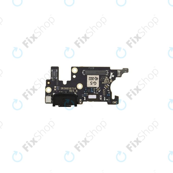 Motorola Edge 30 Neo - Töltő Csatlakozó + PCB Alaplap - 5P68C21409 Genuine Service Pack