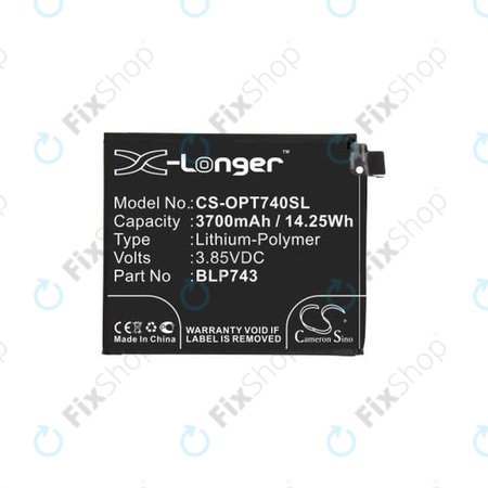 OnePlus 7T - Akkumulátor BLP743 3700mAh HQ