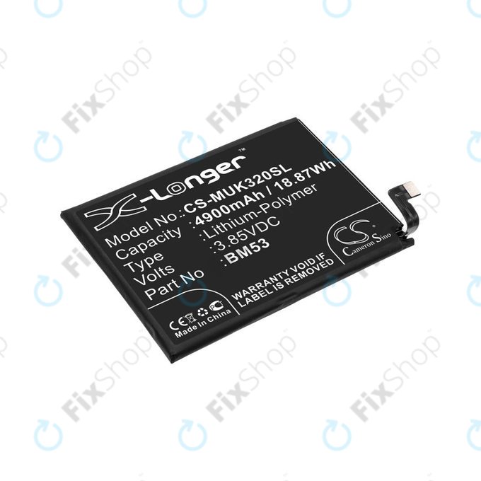 Xiaomi Mi 10T 5G, Mi 10T Pro 5G - Akkumulátor BM53 4900mAh HQ