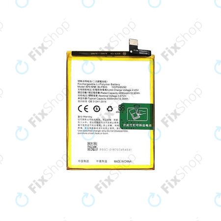 Realme 8 5G RMX3241 - Akkumulátor BLP803 5000mAh