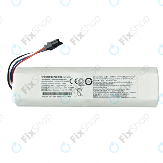 Xiaomi Mi Robot Vacuum Mop (Mijia 1C), Essential (Mijia G1) - Akkumulátor 4INR19/66 Li-Ion 14.4V 5200mAh
