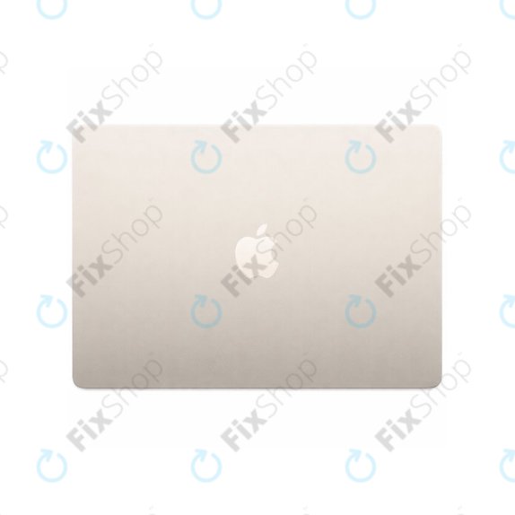 LCD kijelző MacBook Air 15", A3241 (2025), első üveggel és fedéllel, Starlight, 661-50130, Genuine Apple
