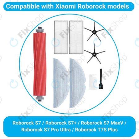 Xiaomi Roborock S7, S7+, S7 MaxV, S7 Pro Ultra, T7S Plus - Kiegészítő Készlet (Fekete)