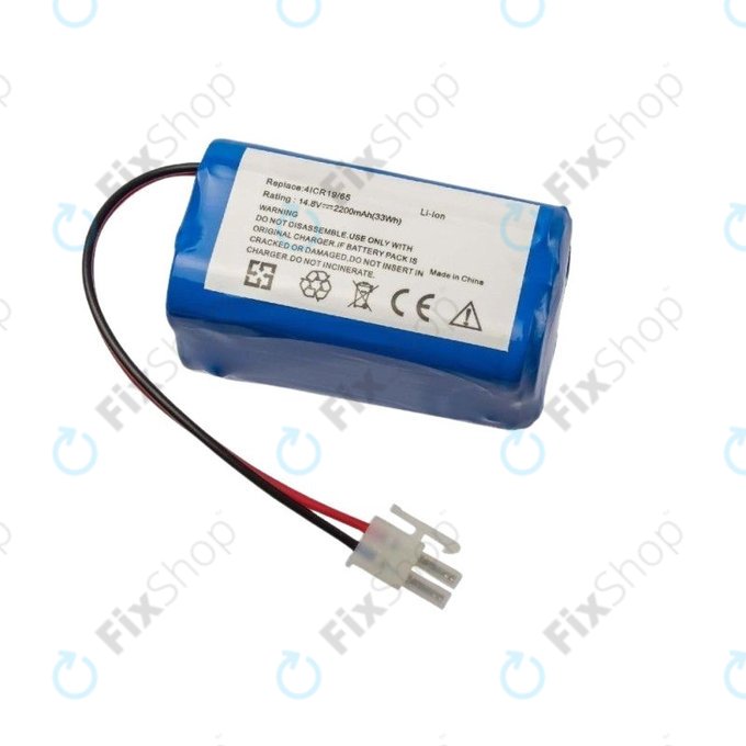 Ecovacs Deebot CEN-series, CR-series, N79-series, X500-series - Akkumulátor 4ICR19/65 Li-Ion 14.8V 2200mAh