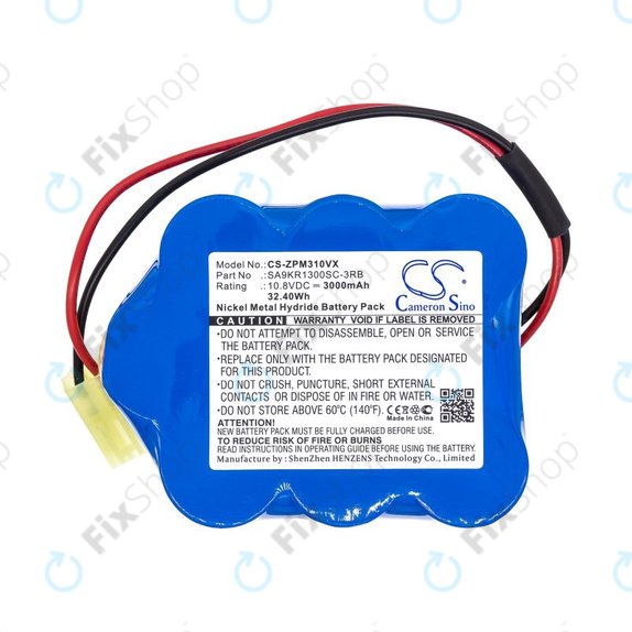 Akkumulátor Zepter LMG-310, 9P-130, 3000mAh, Ni-MH, 10.8V, SA9KR1300SC-3RB, HQ
