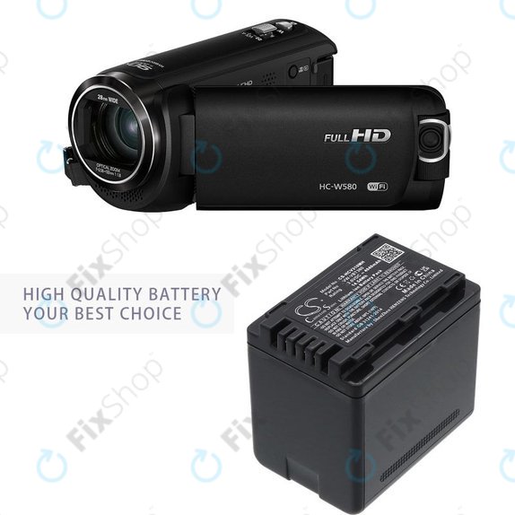 Akkumulátor Panasonic HC-550EB, 4040mAh, Li-Ion, 3.6V, VW-VBT380, HQ