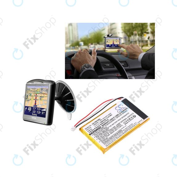 Akkumulátor TomTom Go 530 Live, 630T, 720, 730T, 930T, 1697461, Li-Polymer, 3.7V, 1300mAh, HQ