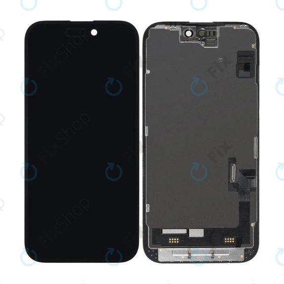 Kijelző In-Cell HD+ iPhone 15, Érintőüveg kerettel