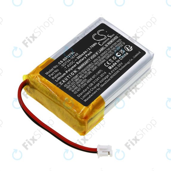 Akkumulátor Sportdog Sd-1275/875, 500mAh, Li-Pol, 7.4V, SDT54-16749, HQ