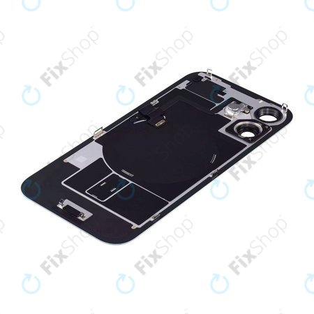 Apple iPhone 16 - Hátsó üveg + Kamera lencse + Fémlemez + Magsafe mágnes (Teal)