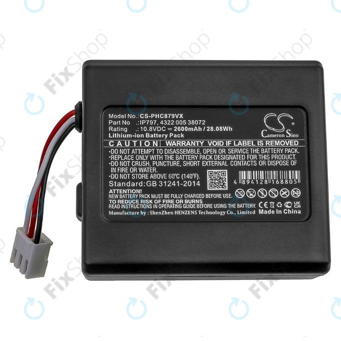 Philips SmartPro Easy - Akkumulátor IP797, 4322 005 38072 Li-Ion 10.8V 2600mAh HQ