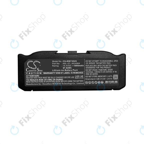 iRobot Roomba e-series, i-series - Akkumulátor ABL-D1, 4624864, ABL-D2 Li-Ion 14.4V 6800mAh HQ