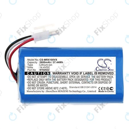 Miele Scout RX1 - Akkumulátor 9702922 Li-Ion 14.4V 2600mAh HQ