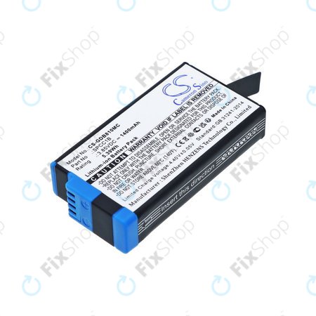 Akkumulátor GoPro Max, Max 360, Acbat-001, 1400mAh, Li-Ion, 3.85V, SPCC1B, HQ