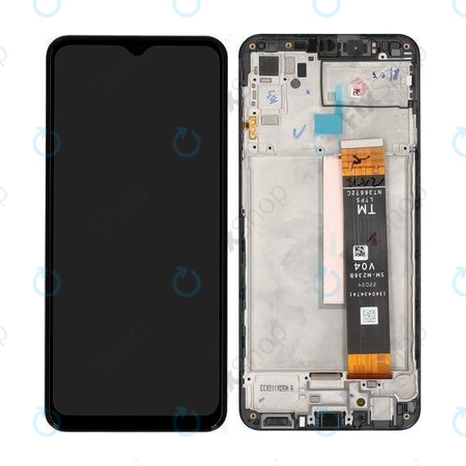 Samsung Galaxy M33 5G M336B - LCD Kijelző + Érintőüveg + Keret - GH82-28492A, GH82-28669A Genuine Service Pack