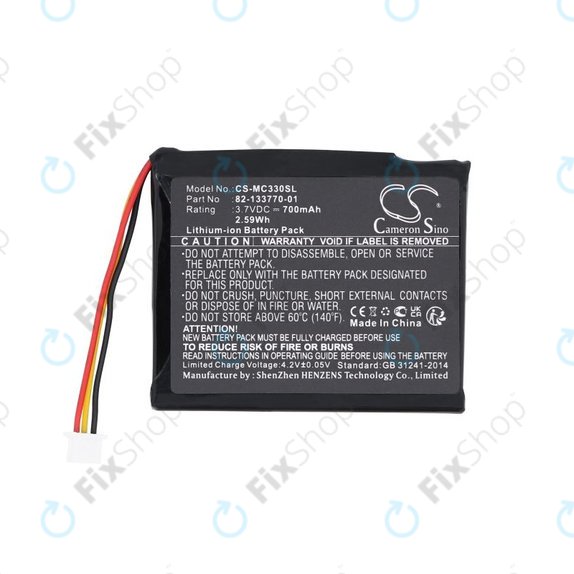 Akkumulátor Motorola CS3070, CS3300, Zebra CS3070, 700mAh, Li-Ion, 3.7V, 82-133770-01, HQ