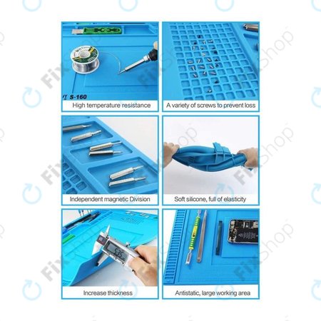 ESD antisztatikus hőálló szilikon alátét - 45 x 30cm