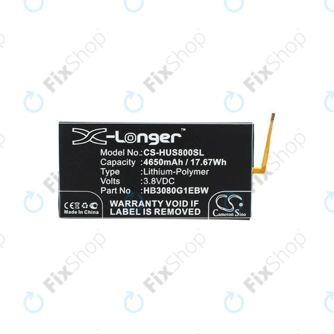 Huawei EE Eagle, MediaPad T1 8.0, T1 10 - Akkumulátor HB3080G1EBW, HB3080G1EBC 4650mAh HQ