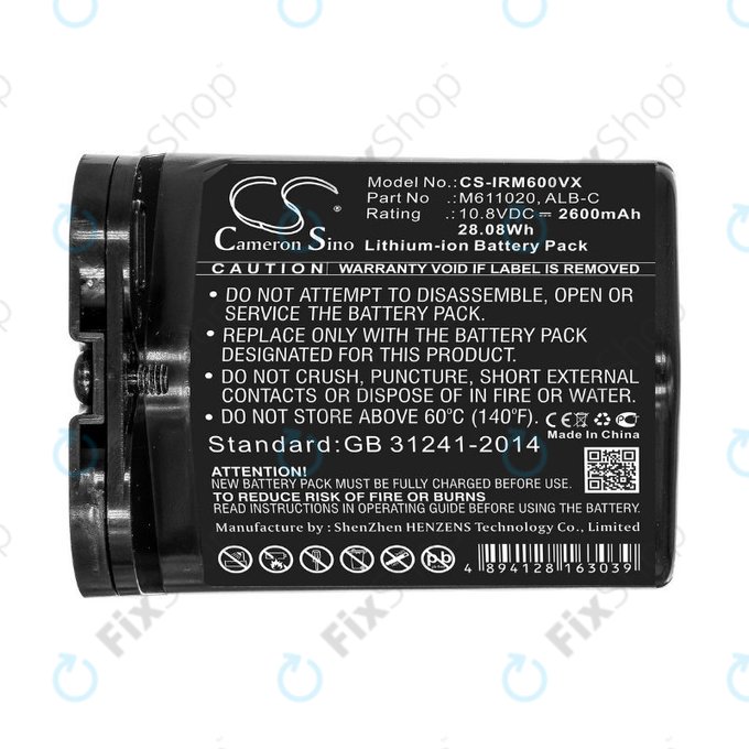 iRobot Braava jet m6 - Akkumulátor ALB-C, M611020 Li-Ion 10.8V 2600mAh HQ