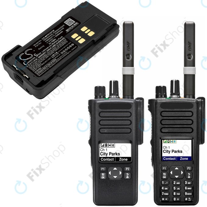 Akkumulátor Motorola DP2600, 4000, 4600, 4800, XPR3000, XPR3300, 3350mAh, Li-Ion, 7.4V, PMNN4409, HQ