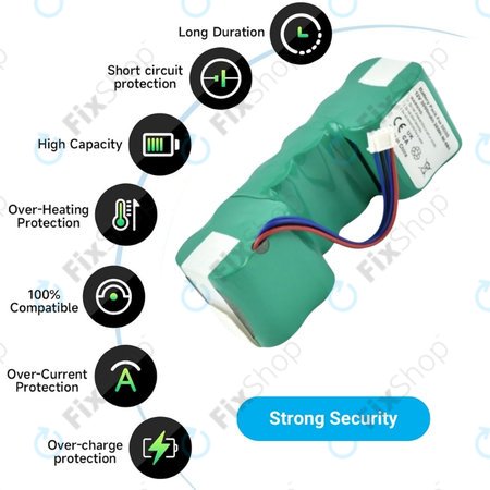 Ecovacs Sweeper-series, Deebot Ozmo-series - Akkumulátor DM88 Ni-MH 12.0V 3000mAh