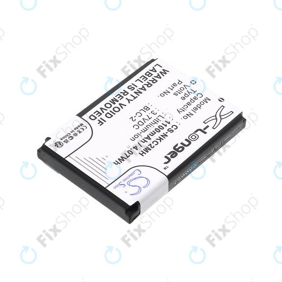 Akkumulátor Nokia 3310, 3330, 1220, 1260, 3560, 5510, 6650, 6800, BLC-2, Li-ion, 3.7V, 1100mAh, HQ
