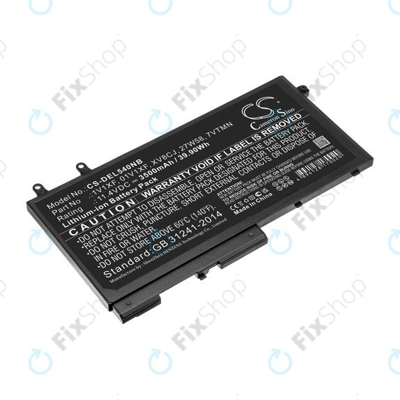 Akkumulátor Dell Latitude 5400, Inspiron 7591 2-in-1, 3500mAh, Li-Ion, 11.4V, XV8CJ, HQ