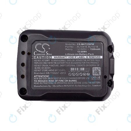 Makita CXT, C, D, F, H, J, P, R, S, T-series - Akkumulátor BL10xx Li-Ion 1500mAh HQ