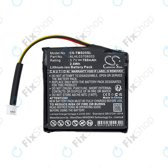 Akkumulátor TomTom Star 20, 700mAh, Li-Ion, 3.7V, ALHL03708003, HQ