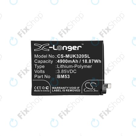 Xiaomi Mi 10T 5G, Mi 10T Pro 5G - Akkumulátor BM53 4900mAh HQ