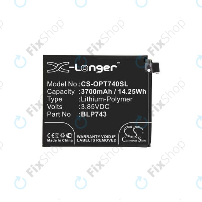 OnePlus 7T - Akkumulátor BLP743 3700mAh HQ