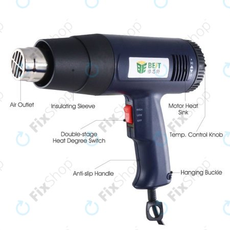Best BST-8016 - Hőlégfúvó (3A)