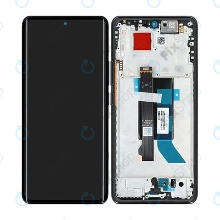 Xiaomi Poco X7 24095PCADG - LCD Kijelző + Érintőüveg + Keret (Black) - 5600010O16P00 Genuine Service Pack