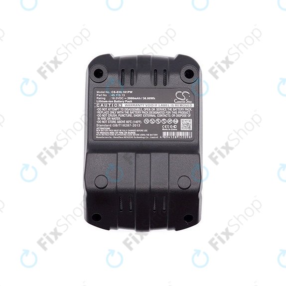 Akkumulátor Einhell RT-CD 18/1 Li, 2000mAh, Li-Ion, 18V, 45.113.13, HQ