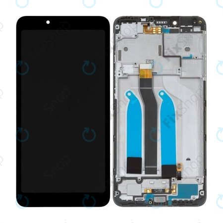 Xiaomi Redmi 6, Redmi 6A - LCD Kijelző + Érintőüveg + Keret (Black) TFT