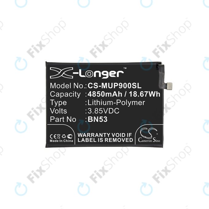 Xiaomi Redmi Note 9 Pro - Akkumulátor BN53 4850mAh HQ