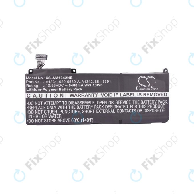 Apple MacBook 13" A1342 (Late 2009 - Mid 2010) - Akkumulátor A1331 5400mAh HQ