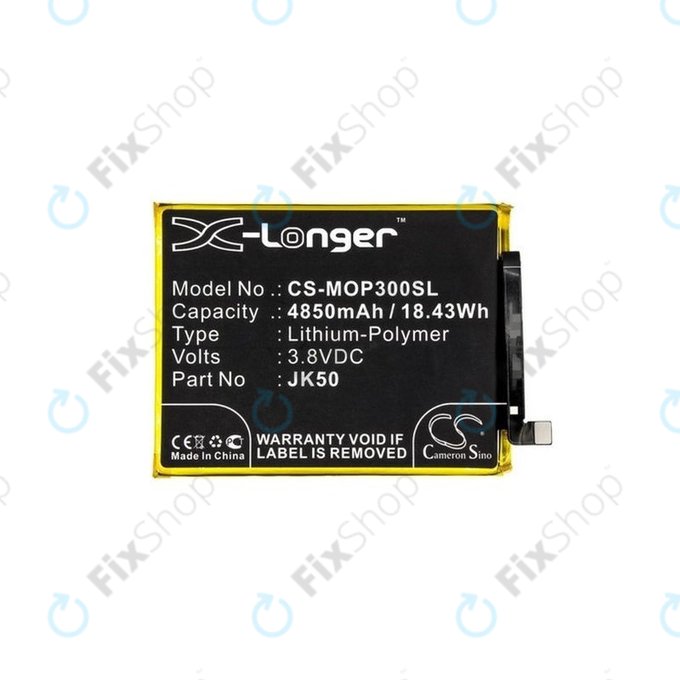 Motorola Moto G7 Power, G8 Power Lite, G9 Play, G10, G20, G30, G50, G51, E7 Plus, E7, E7i Power, E30, E40 - Akkumulátor JK50 4850mAh HQ