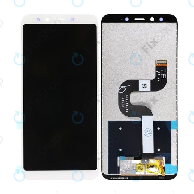 Xiaomi Mi A2 (Mi 6X) - LCD Kijelző + Érintőüveg (White) TFT