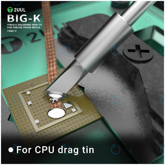 Forrasztóhegy, kés típusú (K), 2UUL C210