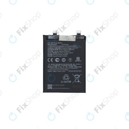 Xiaomi Redmi Note 13 Pro+ 23090RA98C - Akkumulátor BM5U 5000mAh - 1330103000037B Genuine Service Pack