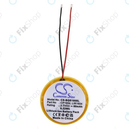 Akkumulátor Bose Soundsport Pulse, Wireless, 60mAh, Li-Ion, 3.7V, CP1654, HQ