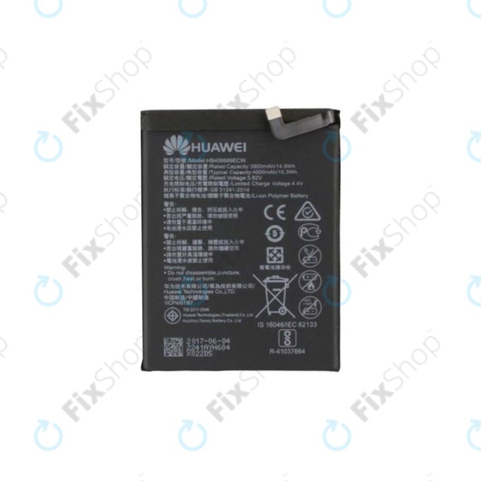 Huawei Y9 (2018), Y7 (2019) - Akkumulátor HB406689ECW 4000mAh - 24022860, 24022692, 24022241 Genuine Service Pack