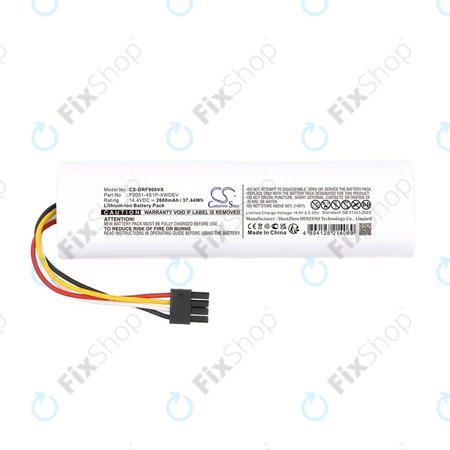 Akkumulátor Dreame D9 Plus, F9 Pro, 2600mAh, Li-Ion, 14.4V, P2051-4S1P-XWDEV, HQ
