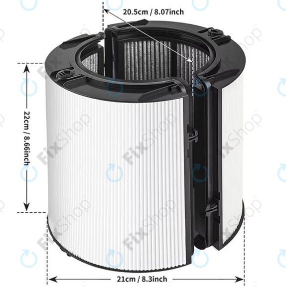 Dyson Purifier-series, Purifier humidifier-series - HEPA szűrő (Aktív szén)