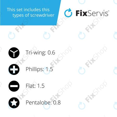 FixPremium - Mobiltelefon Szétszedő Szerszámkészlet (Teljes) 11in1