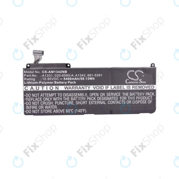 Apple MacBook 13" A1342 (Late 2009 - Mid 2010) - Akkumulátor A1331 5400mAh HQ