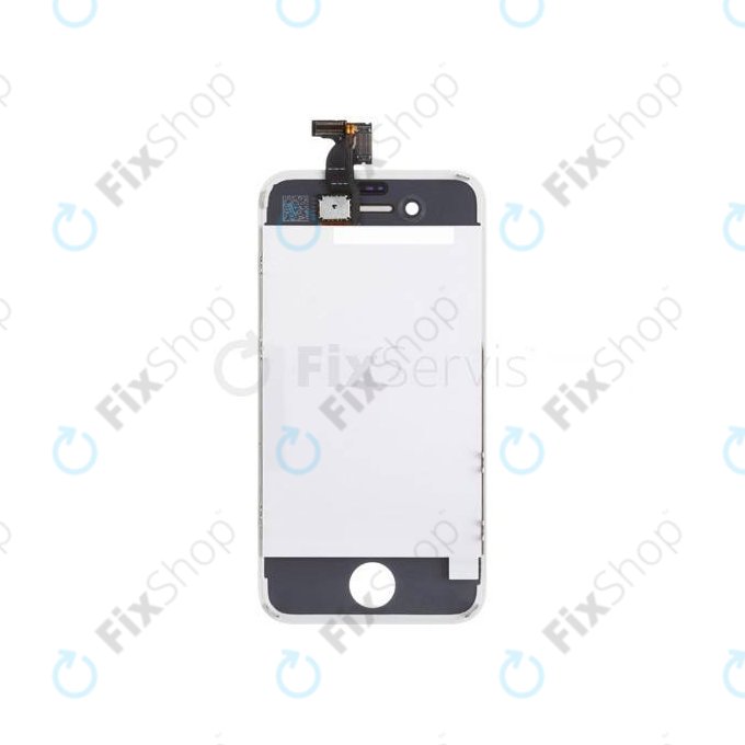Apple iPhone 4 - LCD Kijelző + Érintőüveg + Keret (White) TFT